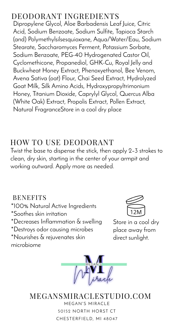 GHK-Cu Copper Peptide Deodorant