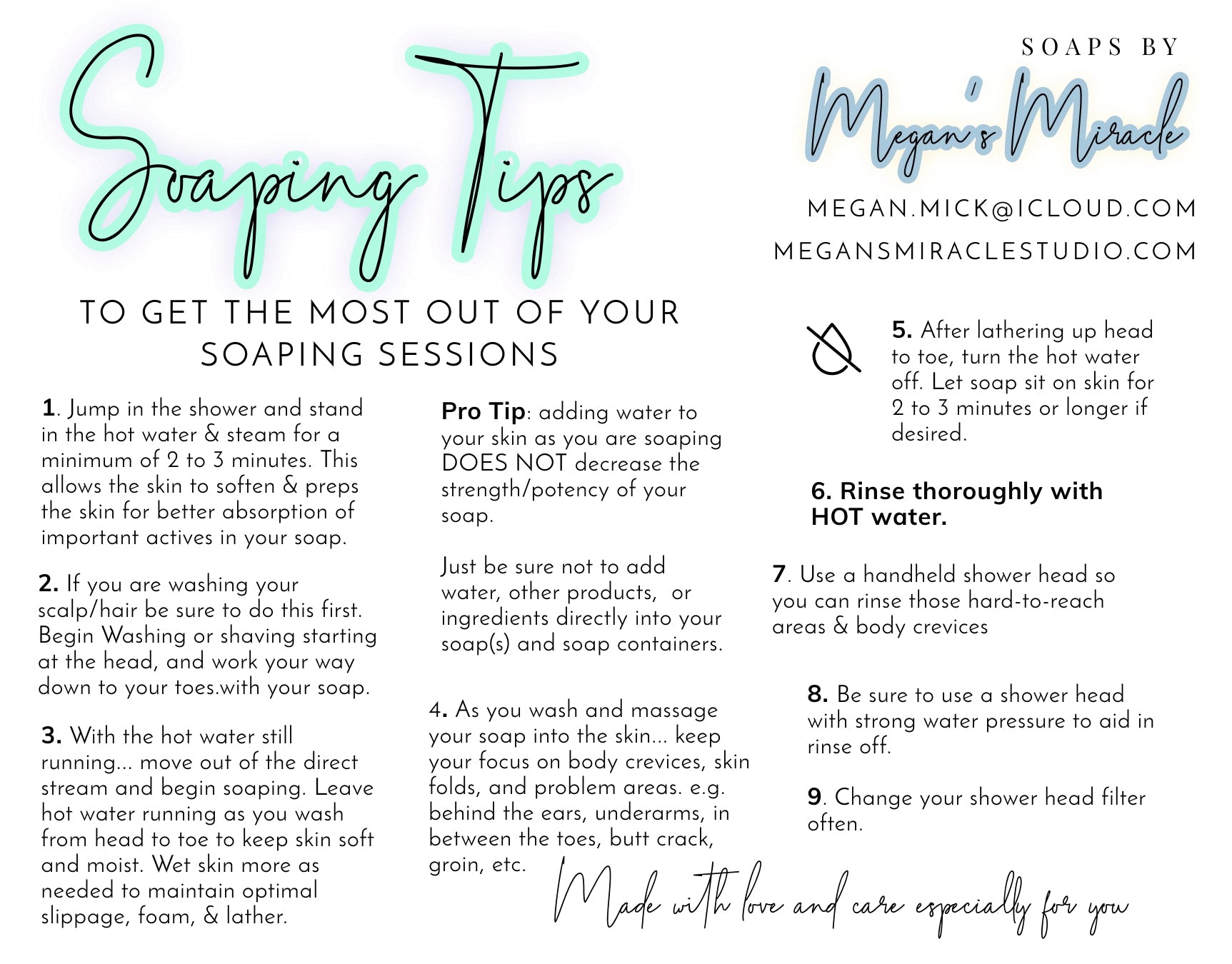 soaping tips for morgellons disease by megans miracle