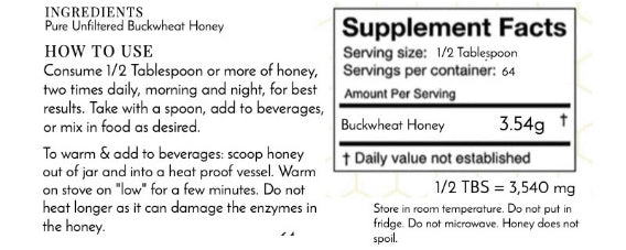 Honeybee BuckWheat Honey
