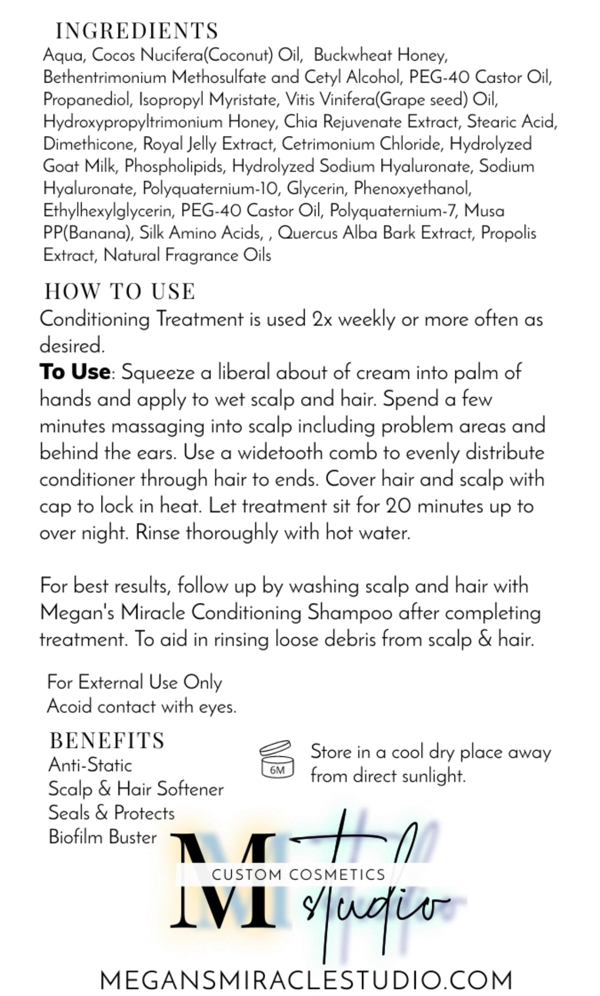 Honeybee Conditioning Hair Mask
