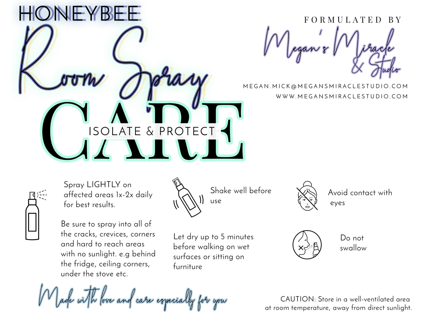 Honeybee Deodorizing Room Spray