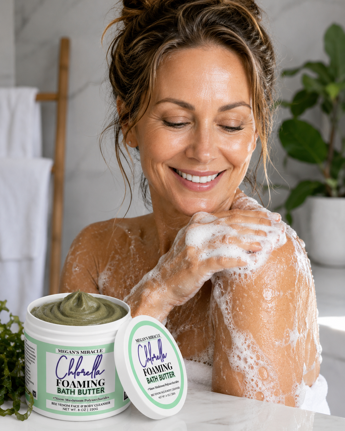 Chlorella Foaming Bath Butter