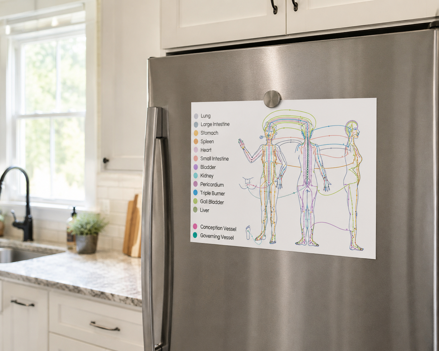 Meridian Body Guide Poster